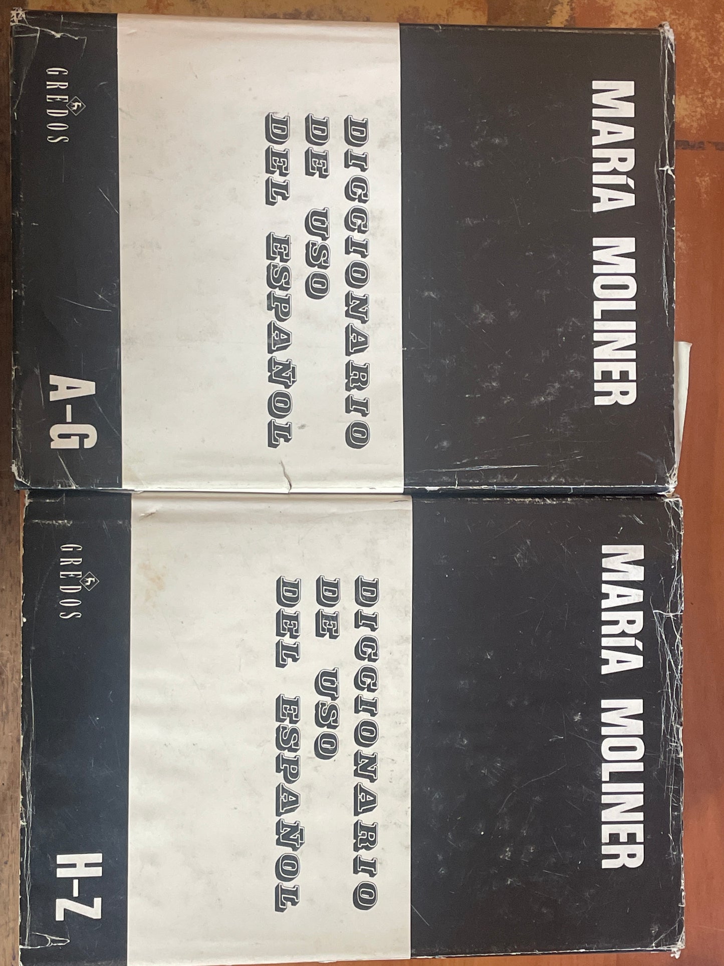 Diccionario de uso del Español vol 1 y 2 María Moliner 1ra edición