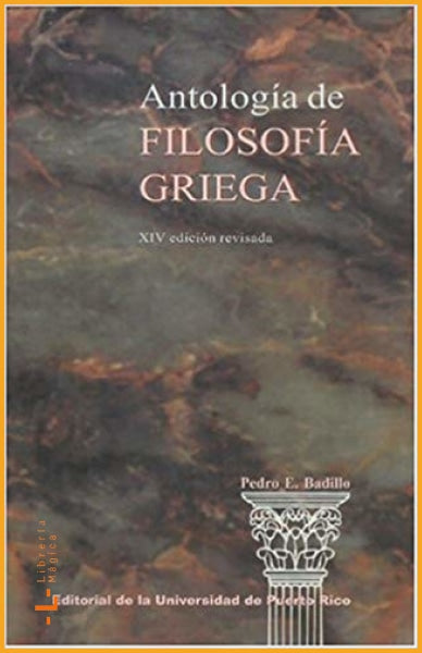 Antología de filosofía griega - Book