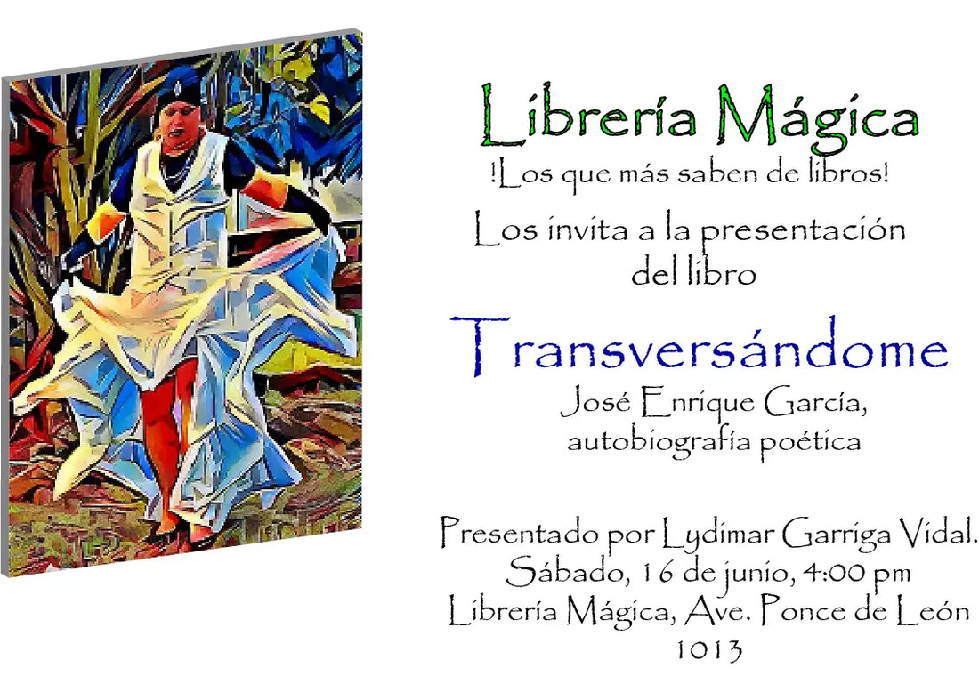 Sábado 16 de junio 4:00 pm Transversándome José enrique